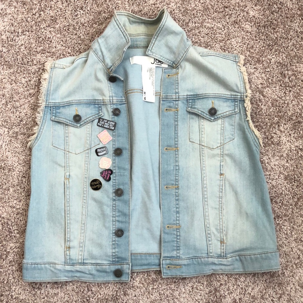 Super soft Joe Fresh Denim Vest | size M